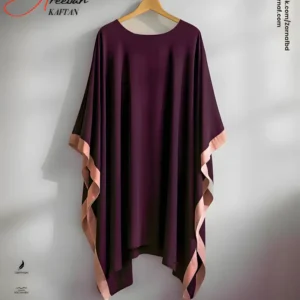 Areebah Kaftan (Deep Wine)