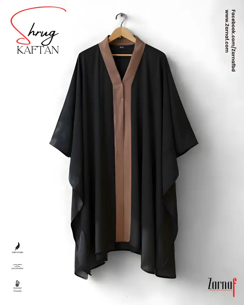 Shrug Kaftan (Black)