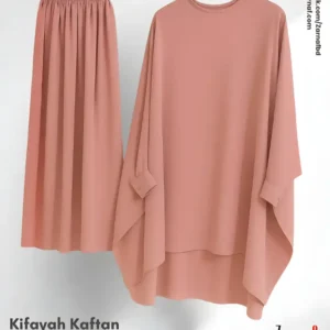 Kifayah Kaftan (Dusty Pink)