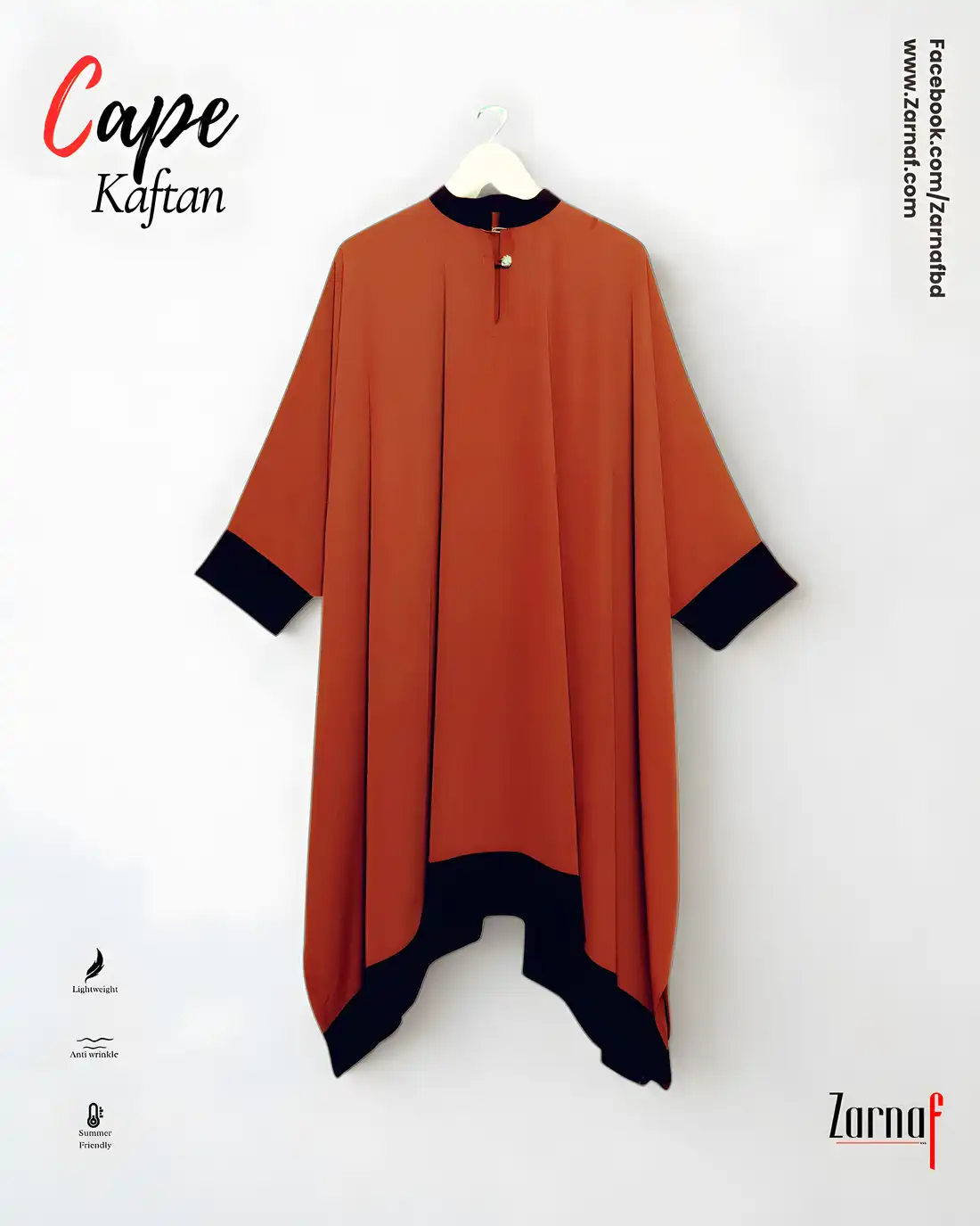 Cape Kaftan (Brick)
